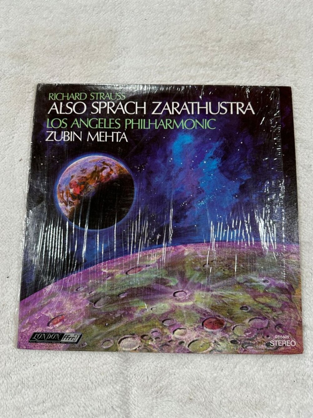 Richard Strauss Also Sprach Zarathustra Zubin Mehta 1969 LP 33 RPM London Stereo